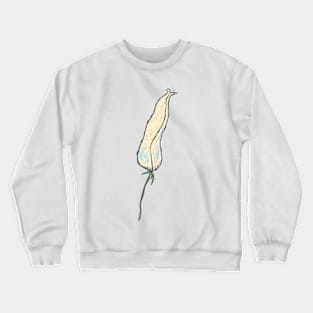 Pink flower sketch Crewneck Sweatshirt